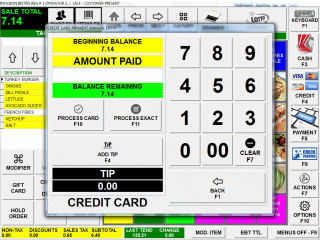 Choose the Payment Type, Cash, Credit, Debit, Gift Card, Etc. Choose the Payment Type, Cash, Credit, Debit, Gift Card, Etc.