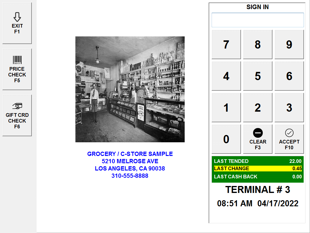 Grocery Store Checker Log In Grocery Store Checker Entry Log In