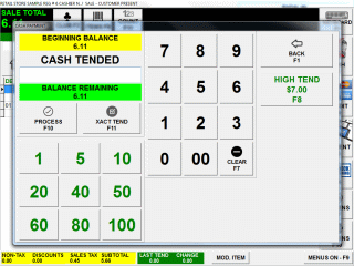 Choose the Payment Type, Cash, Credit, Debit, Gift Card, Etc. Choose the Payment Type, Cash, Credit, Debit, Gift Card, Etc.