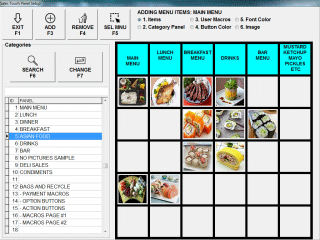 Touch Screen POS Software, Create Button Menus Touch Screen POS Software, Create Button Menus