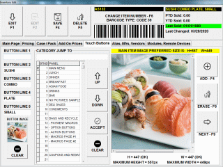 Touch Screen POS Software, Add a New Item to Inventory Touch Screen POS Software, Add a New Item to Inventory